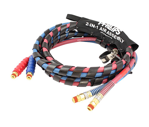 Zware opgerolde luchtassemblages