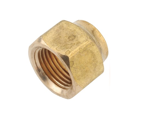 440s# SAE 45 ° Flare Brass Fittingen Korte vervalste moer