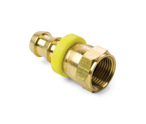 288 PUSH -ON SLAND BAR BAR Barb naar vrouwelijke SAE JIC 37 ° Swivel