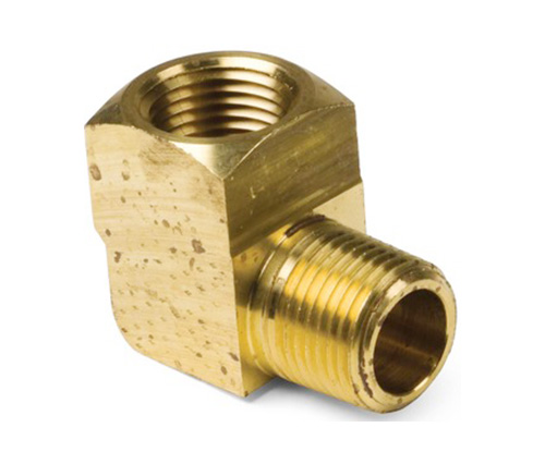 3400# Brass Pipe Fittingen 90 graden straat elleboog
