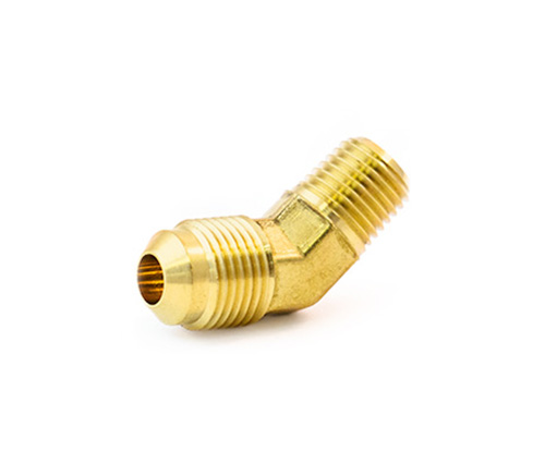 54# SAE 45 ° Flare Brass Fittingen gesmeed 45 ° mannelijke elleboog